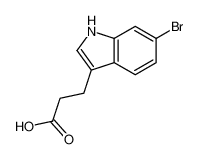 3-(6-溴-1H-吲哚-3-基)丙酸