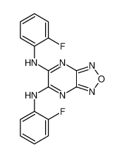 N5,N6-双(2-氟苯基)-[1,2,5]恶二唑并[3,4-b]吡嗪-5,6-二胺