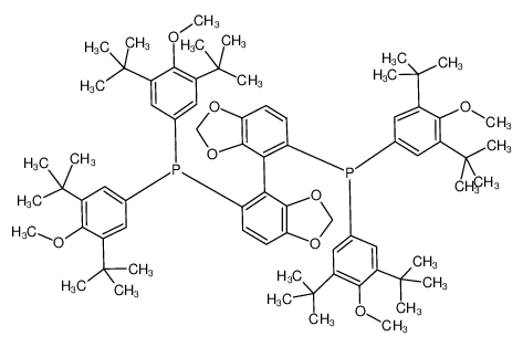 (S)-5,5'-双[二(3,5-二-T-丁基-4-甲氧基苯)磷]-4,4'-BI-1,3-苯二恶唑