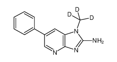 2-氨基-1-(三氘代甲基)-6-苯基咪唑[4，5-F]吡啶