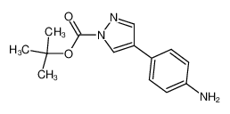 tert-butyl 4-(4-aminophenyl)-1H-pyrazole-1-carboxylate