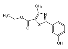 ethyl 2-(3-hydroxyphenyl)-4-methylthiazole-5-Carboxylate
