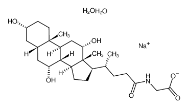 甘氨酸，N-[(3α，5β，7α，12α)-3，7，12-三羟基-24-氧胆烷-24-基]-，一钠盐，一水合物