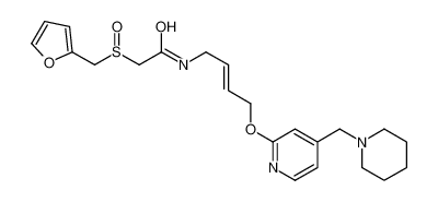 (Z)-2-((呋喃-2-基甲基)亚磺酰基)-N-(4-((4-(哌啶-1-基甲基)吡啶-2-基)氧基)丁-2-烯-1-基)乙酰胺