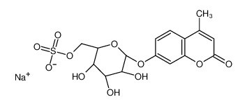 4-Methylumbelliferyl β-D-Galactopyranoside-6-sulfate sodium salt