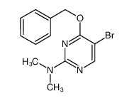4-(苄氧基)-5-溴-N,N-二甲基嘧啶-2-胺