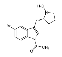 (R)-N-乙酰基-5-溴-3-(N-甲基吡咯烷-2-基甲基)-1H-吲哚