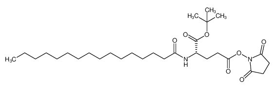 N-棕榈酰-L-谷氨酸1-叔丁基5-(N-琥珀酰亚胺)酯
