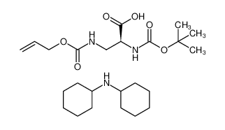 Nα-Boc-Nβ-烯丙氧基羰基-L-2,3-二氨基丙酸二环己基铵盐