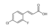 4-氯-2-氟肉桂酸