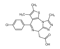 (S)-2-(4-(4-氯苯基)-2,3,9-三甲基-6H-噻吩并[3,2-f][1,2,4]三唑并[4,3-a][1,4]二氮杂-6-基)乙酸