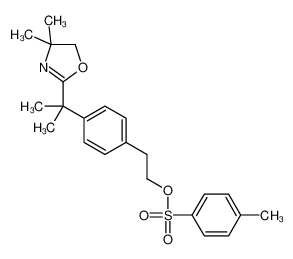 4-甲基苯磺酸4-(2-(4,4-二甲基-4,5-二氢恶唑-2-基)丙-2-基)苯乙基酯