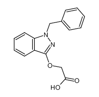 2-(1-苄基-1H-吲唑-3-基氧基)乙酸
