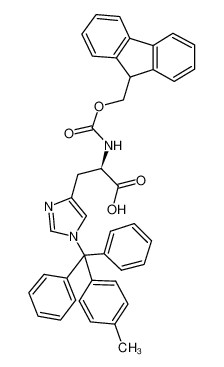 N-(9-芴甲氧羰基)-N'-(4-甲基三苯甲基)-D-组氨酸