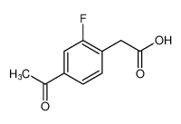 2-(4-乙酰基-2-氟苯基)乙酸