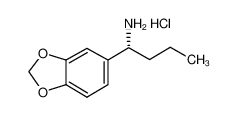 (R)-1-(苯并[d] [1，3]二氧杂环戊烯-5-基)丁-1-胺氯化物