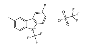 2,8-二氟-5-(三氟甲基)-5H-二苯并[b,d]噻吩-5-鎓三氟甲磺酸盐