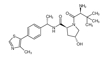 (2S,4R)-1-((S)-2-氨基-3,3-二甲基丁酰基)-4-羟基-N-((S)-1-(4-(4-甲基噻唑-5-基)苯基)乙基)吡咯烷-2-甲酰胺