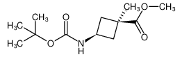 顺式-3-{[(叔丁氧基)羰基]氨基}-1-甲基环丁烷-1-羧酸甲酯