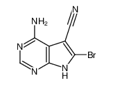 4-氨基-6-溴-7H-吡咯并[2，3-d]嘧啶-5-腈