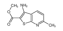 3-氨基-6-甲基噻吩并[2，3-b]吡啶-2-羧酸甲酯