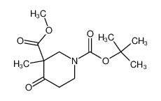 1-Boc-3-甲基-4-氧代哌啶-3-羧酸甲酯
