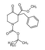 1-叔丁基3-甲基3-苄基-4-氧代哌啶-1，3-二羧酸盐