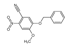 2-硝基-4-甲氧基-5-(苄氧基)苯腈