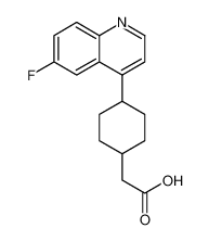 2-(4-(6-氟喹啉-4-基)环己基)乙酸