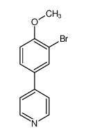 4-(3-溴-4-甲氧基苯基)吡啶