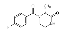 (3R)-4-(4-氟苯甲酰基)-3-甲基-2-哌嗪酮