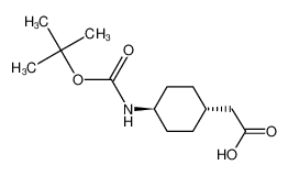 反式-(N-Boc-4-氨基环己基)乙酸