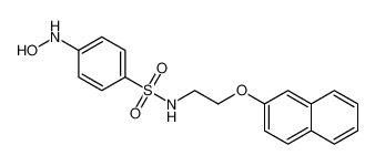 4-(hydroxyamino)-N-[2-(naphthalen-2-yloxy)ethyl]benzene-1-sulfonamide