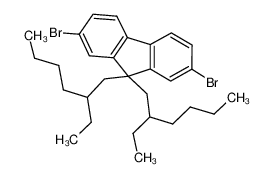 9,9-双(2''-乙基己基)-2,7-二溴芴