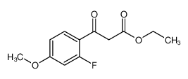 2-氟-4-甲氧基苯甲酰乙酸乙酯