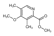 4-甲氧基-3,5-二甲基-2-吡啶甲酸甲酯