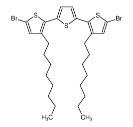 5，5''-二溴-3，3''-二辛基-2，2':5'，2''-三联噻吩