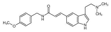 3-[3-[2-二甲基氨基乙基]-1H-吲哚-5-基]-N-[4-甲氧基苄基]丙烯酰胺