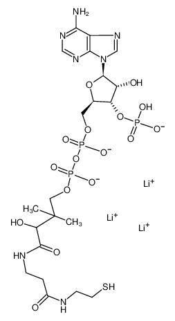 辅酶 A,三锂盐,水合物
