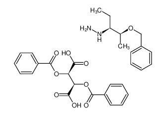 [(2S，3S)-2-(苄氧基)-3-戊基]肼-(2S，3S)-2，3-二(苯酰氧基)丁二酸