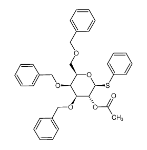 苯基2-O-乙酰基-3,4,6-三-O-苯甲基-1-硫-β-D-半乳吡喃糖苷