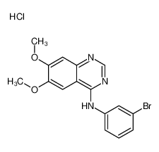 6,7-二甲氧基-4-[N-(3-溴苯基)氨基]喹唑啉盐酸盐