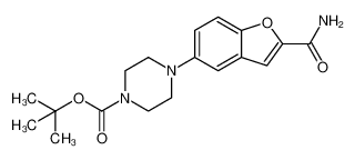 4-(2-氨基甲酰基苯并呋喃-5-基)哌嗪-1-羧酸叔丁酯