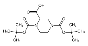 1，4-双(N-Boc)哌嗪-2-甲酸