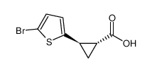 (1S，2S)-rel-2-(5-溴噻吩-2-基)环丙烷-1-羧酸