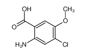 2-氨基-4-氯-5-甲氧基苯甲酸