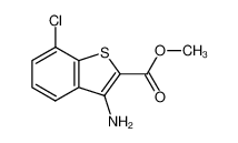 3-氨基-7-氯苯并[b]噻吩-2-羧酸甲酯