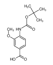 4-((叔丁氧基羰基)氨基)-3-甲氧基苯甲酸