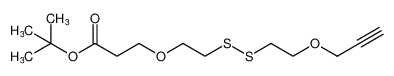 Propargyl-PEG1-SS-PEG1-C2-Boc