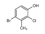 4-溴-2-氯-3-甲基苯酚